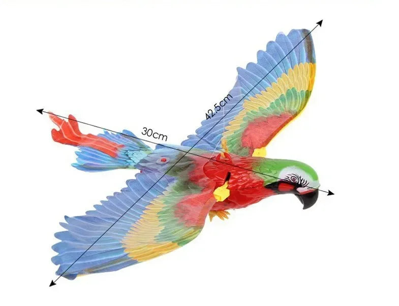 Interactive Flying Bird Cat Toy – Electric Teaser with Rope & Scratch Stick