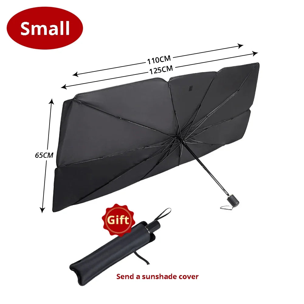 Foldable Car Windshield Sunshade Umbrella Interior UV Protector Auto Parasol