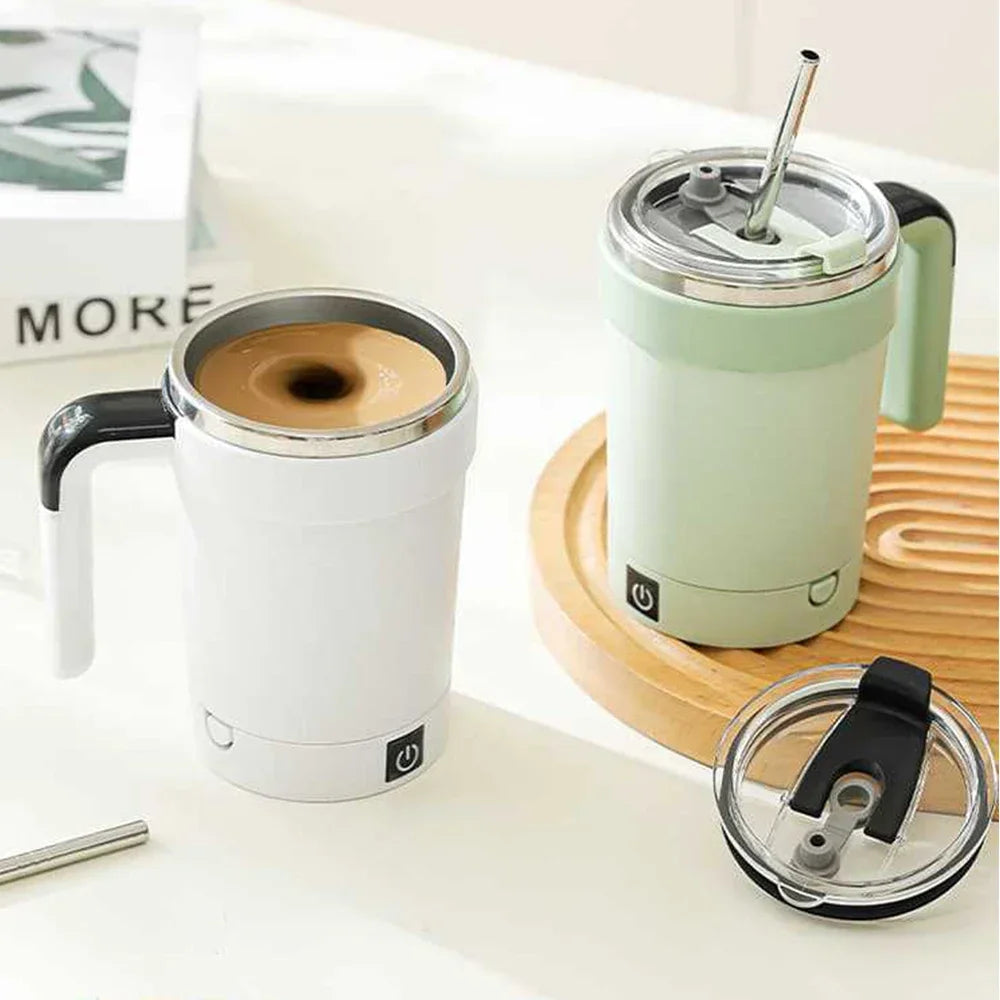 USB Smart Stirring Coffee Mug – Automatic Detachable Mixing Cup