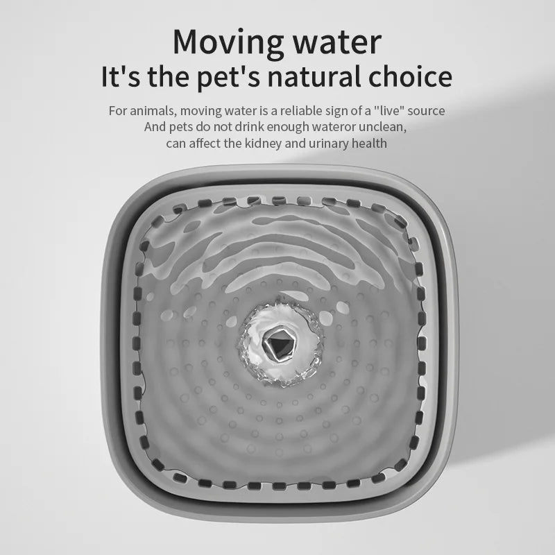 3L Cat Water Fountain – Auto-Recirculating Mute Water Dispenser