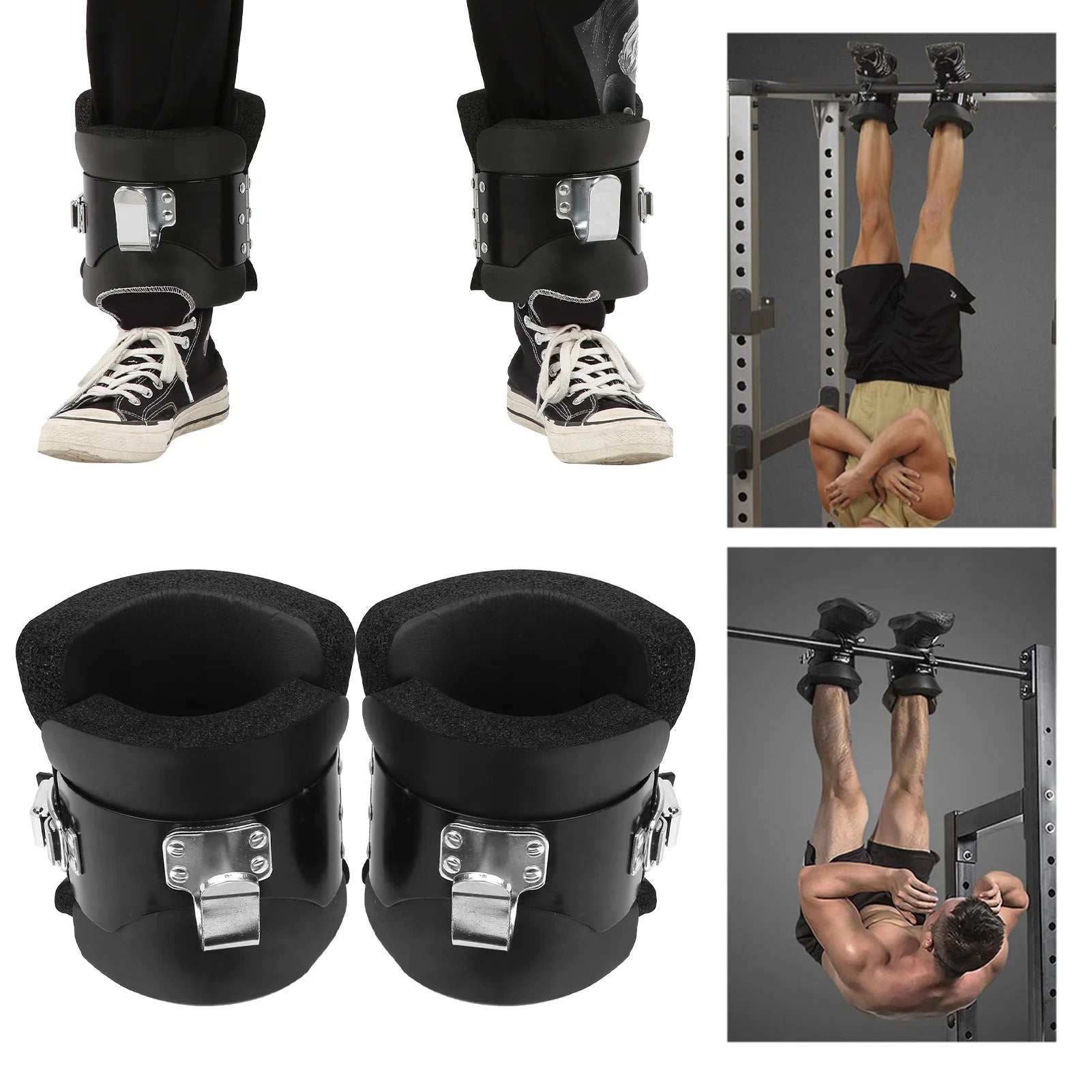 Anti-Inversion Gravity Hanging Boots for Spinal Decompression