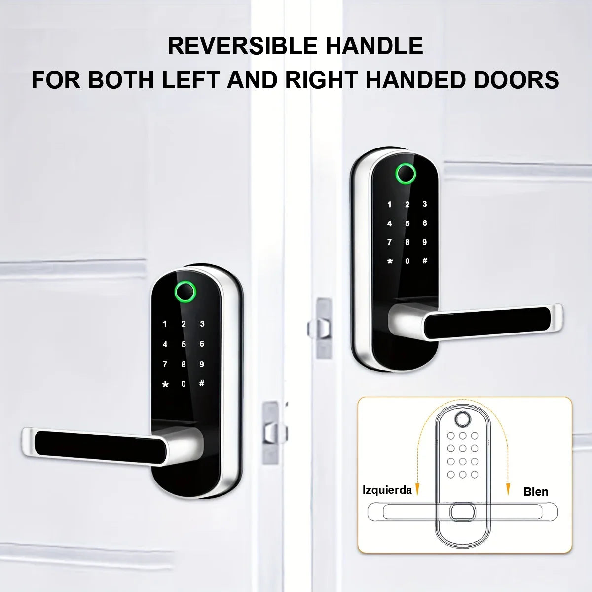 Smart Fingerprint Door Lock with App Remote Control
