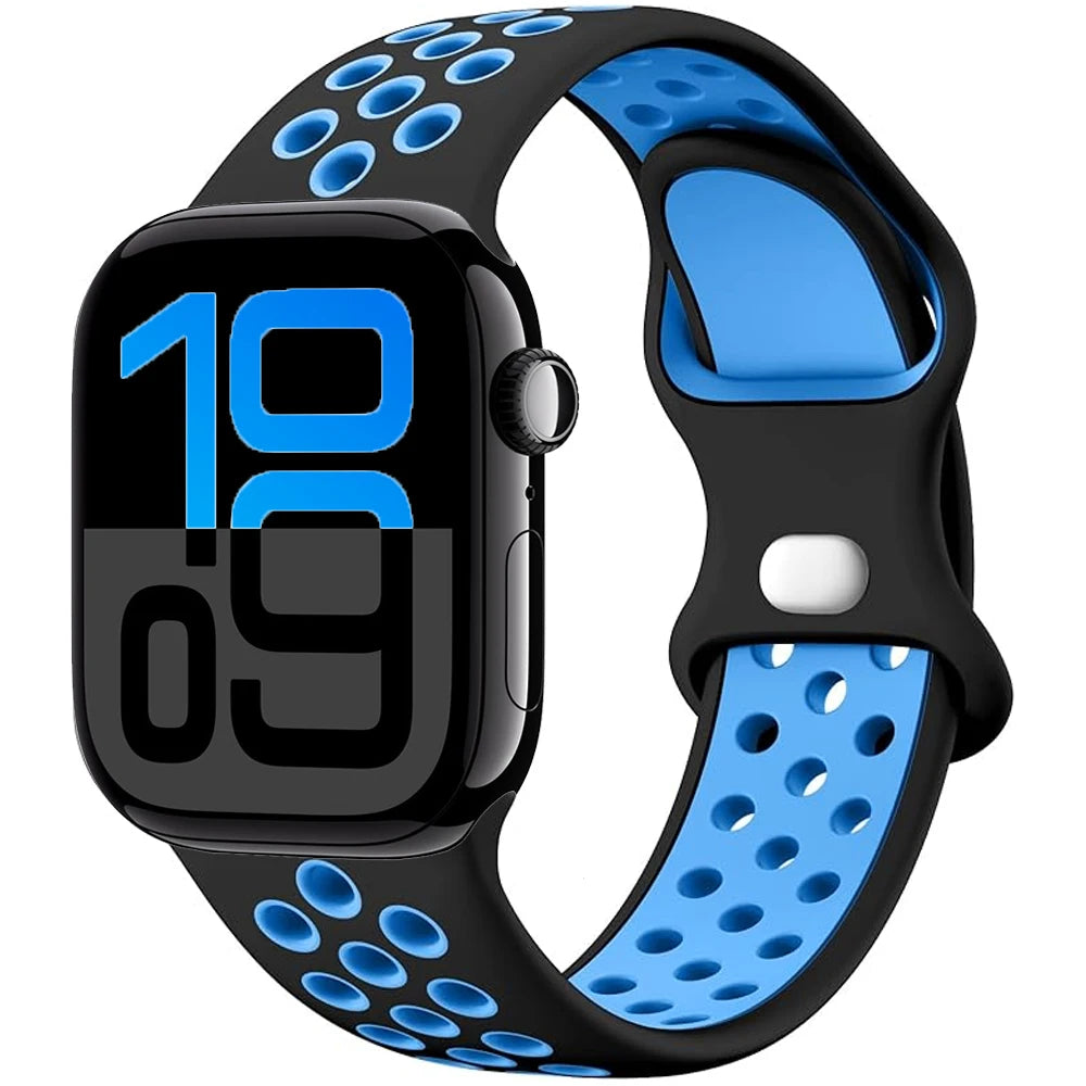 Apple Watch Silicone Strap | Unique Transparent & Speckled Designs | Compatible with All Series (40mm - 49mm, Series 1-11 & Ultra)