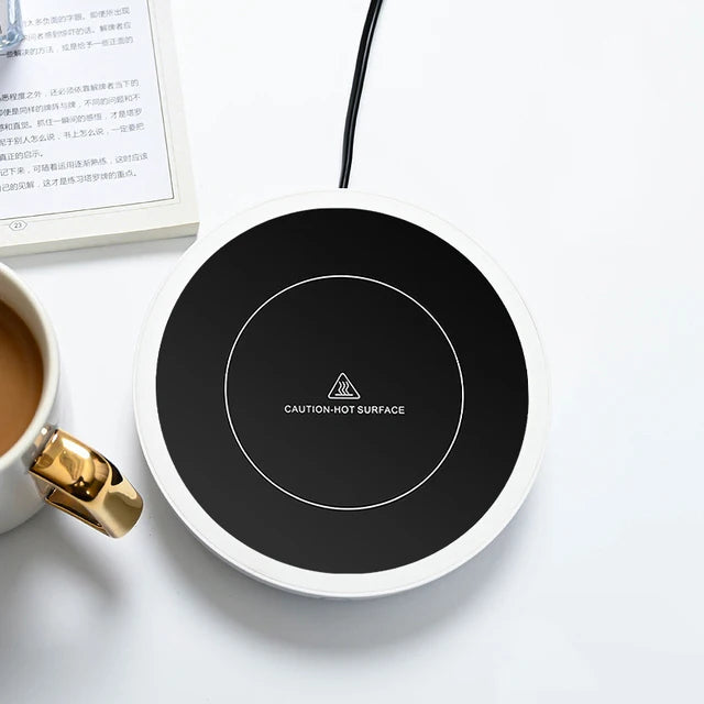 Coffee Mug Warmer Hot Plate – Smart Cup Heater with 3 Temperature Settings ☕🔥