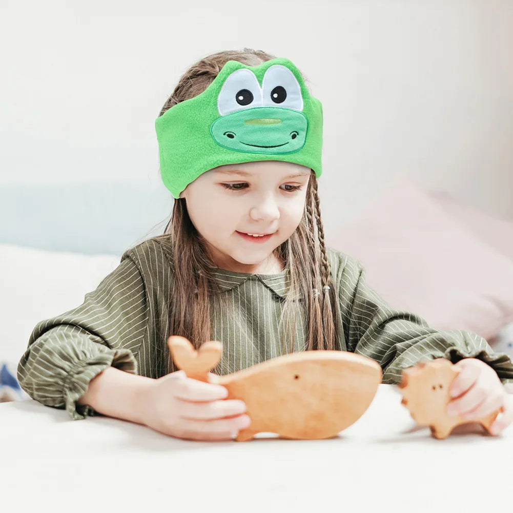Kids Bluetooth Headphone Sleep Mask | Soft Wireless Music Headband for Children