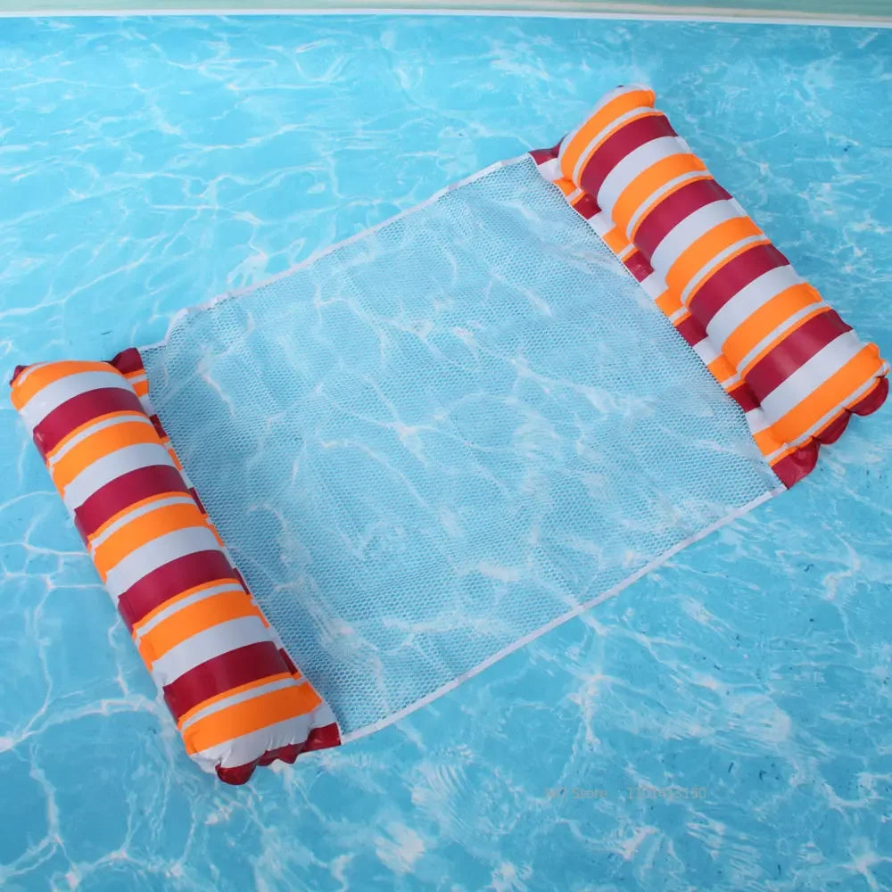 Inflatable Water Hammock Recliner Multi Purpose Floating Swimming Mattress