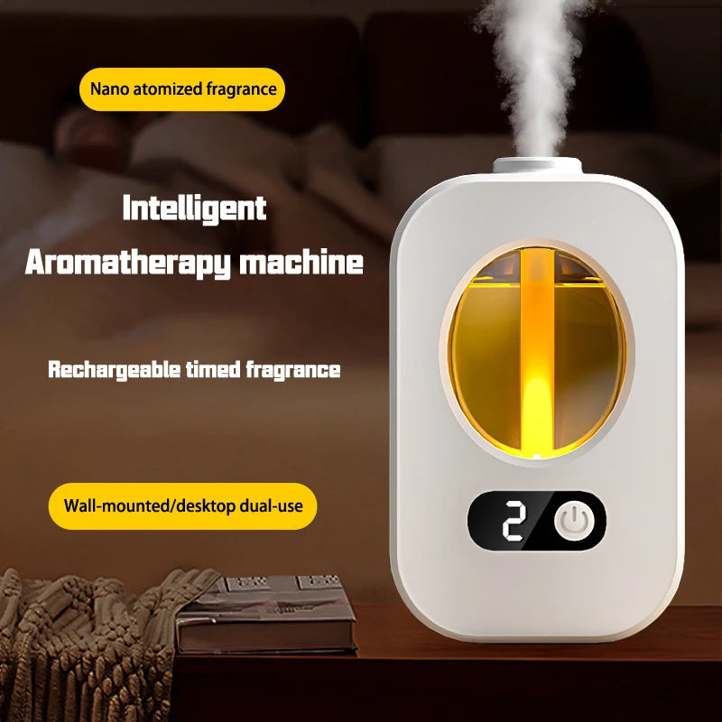 Automatic Air Freshener Diffuser | Rechargeable Wall-Mounted & Desktop Aromatherapy Dispenser
