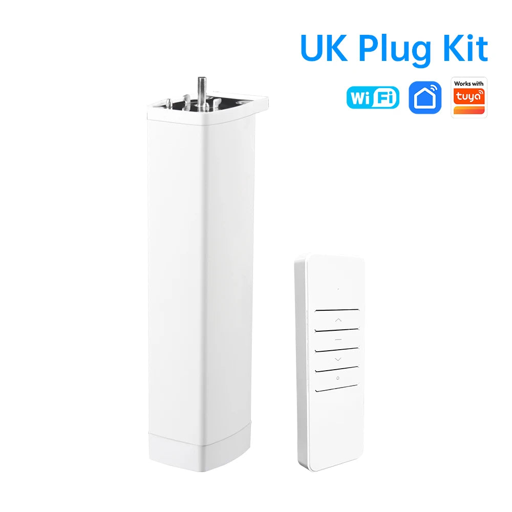Tuya Smart Electric Curtain Shutter Motor | WiFi / Zigbee Automatic Track Driver with RF Remote