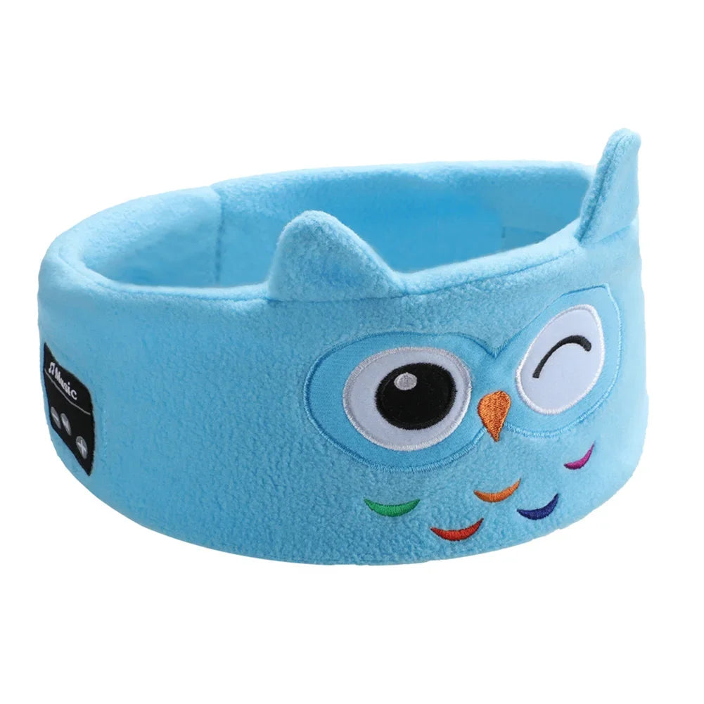 Kids Bluetooth Headphone Sleep Mask | Soft Wireless Music Headband for Children