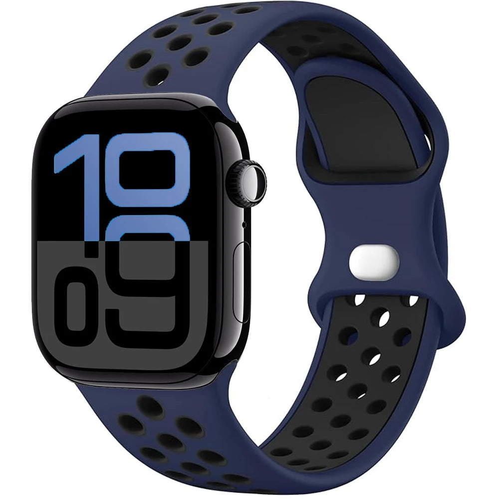 Apple Watch Silicone Strap | Unique Transparent & Speckled Designs | Compatible with All Series (40mm - 49mm, Series 1-11 & Ultra)