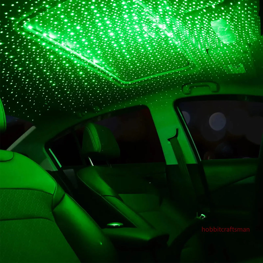 Mini LED Car Roof Star Light Projector | USB Galaxy Atmosphere Ambient Lamp