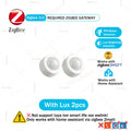 Zigbee 3.0 PIR Motion & Lux Sensor | Human Body Detector with Magnetic Stand for Home Assistant & Z2M