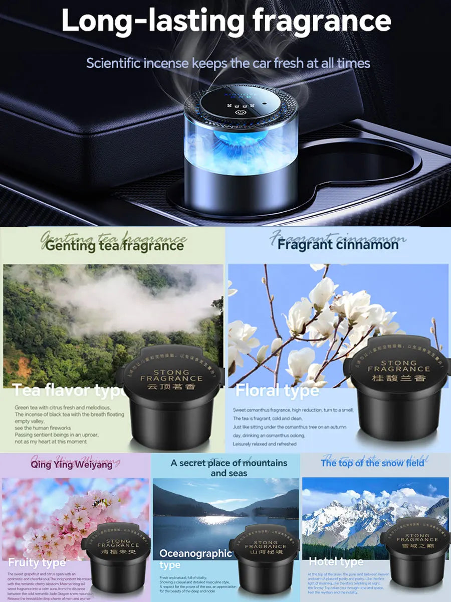 Dedicated Replacement Fragrance Cartridge Refill Kit for Car Cloud Mist Diffuser P1