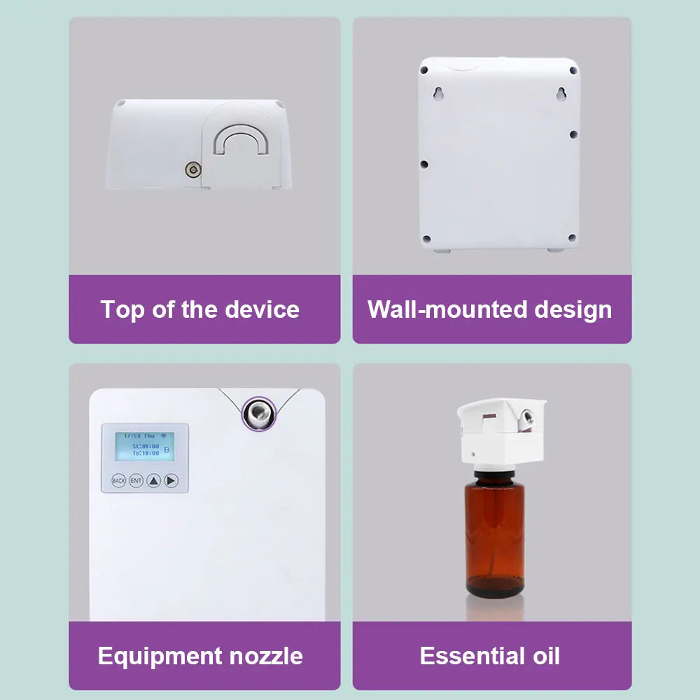 Smart WiFi App Controlled Aroma Diffuser | Hotel Scenting Machine & Essential Oil Air Fragrance Sprayer