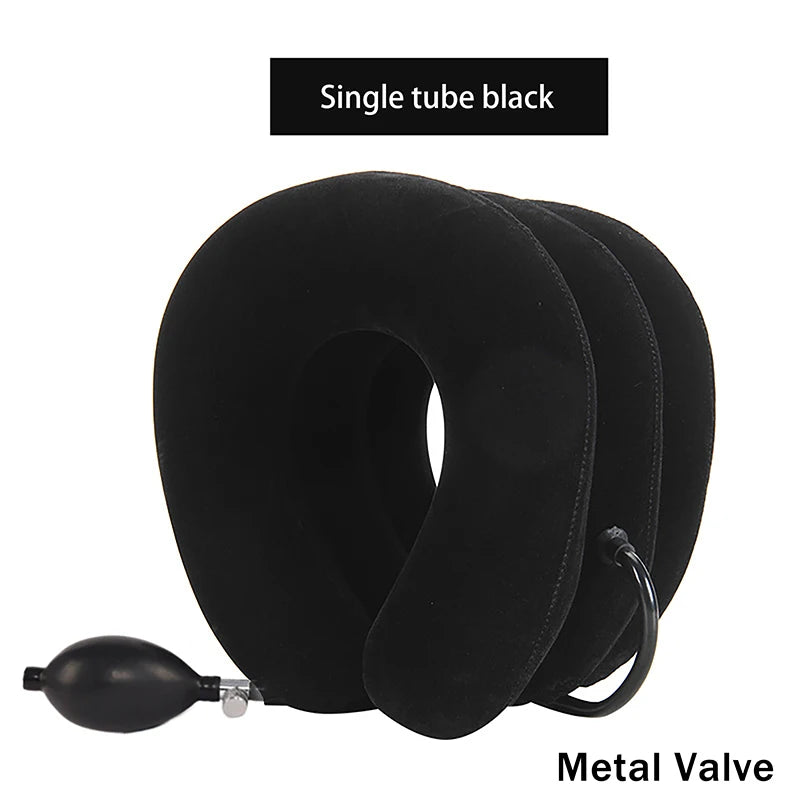 Inflatable Neck Pillow for Daily Relaxation & Posture Support – Adjustable Design