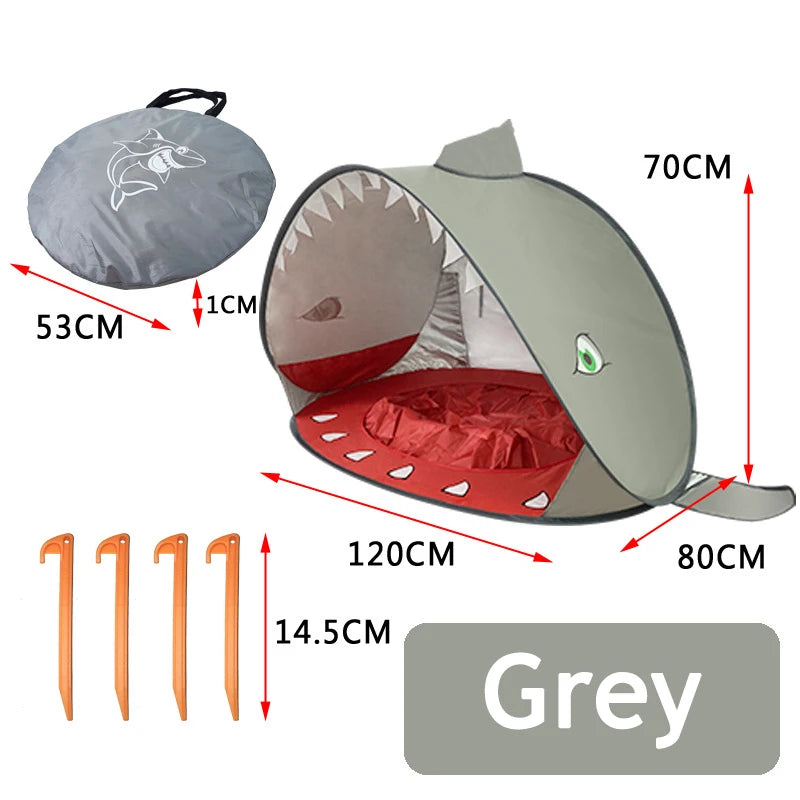 Baby Beach Tent with Mini Pool UV Protection Pop Up Sun Shelter