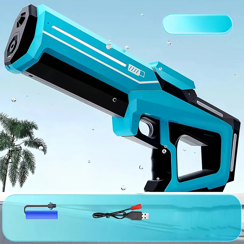 Electric Water Guns for Adults & Kids | Powerful Squirt Summer Outdoor Beach Blaster Toy