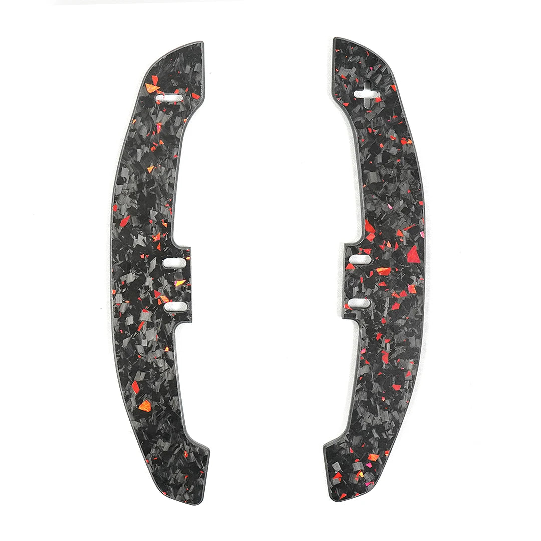 Magnetic Carbon Fiber Steering Wheel Paddle Shifter Extensions – High-Performance Shift Retrofit