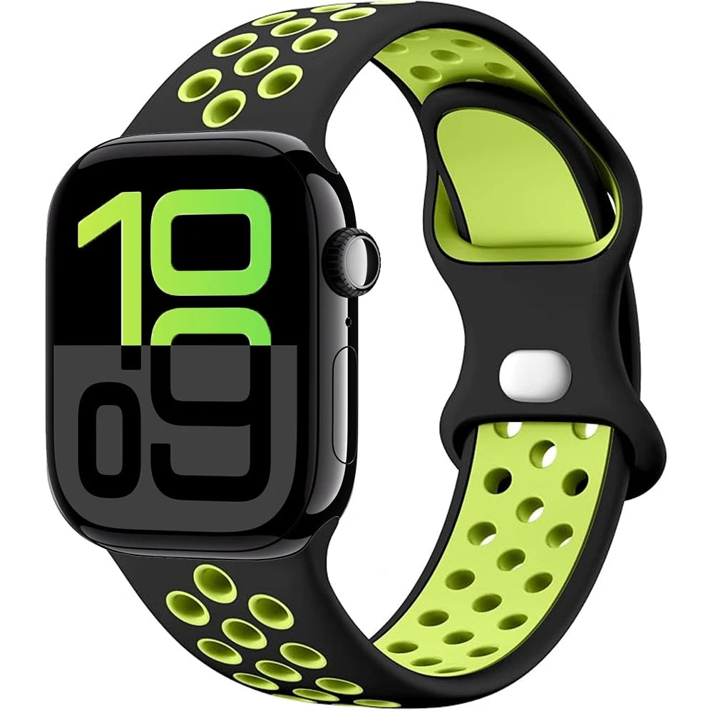 Apple Watch Silicone Strap | Unique Transparent & Speckled Designs | Compatible with All Series (40mm - 49mm, Series 1-11 & Ultra)