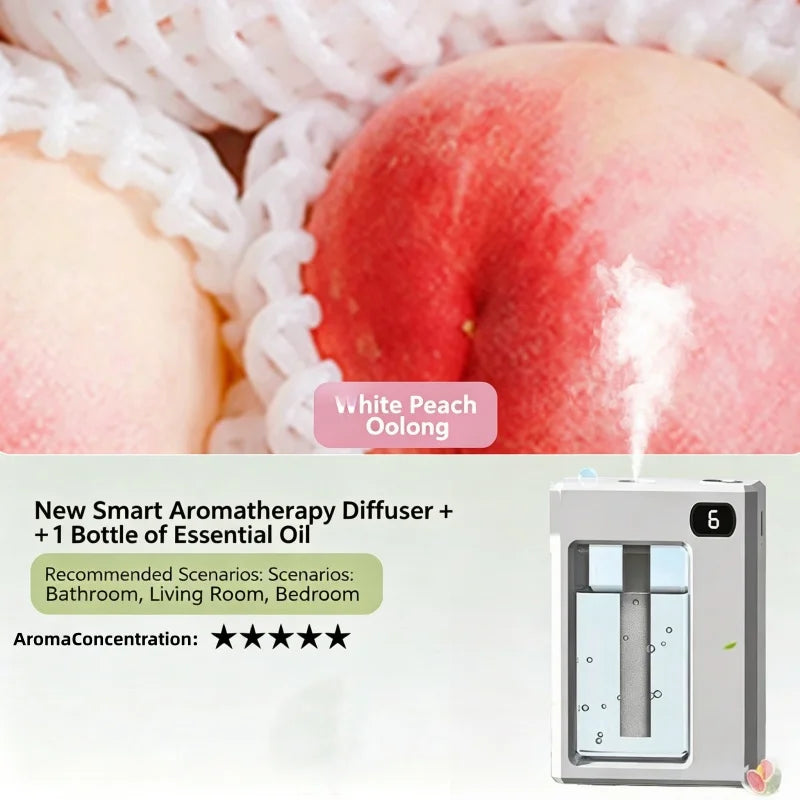 Automatic Air Freshener Aromatherapy Machine | 6 Adjustable Levels & Long Battery Life Essential Oil Diffuser
