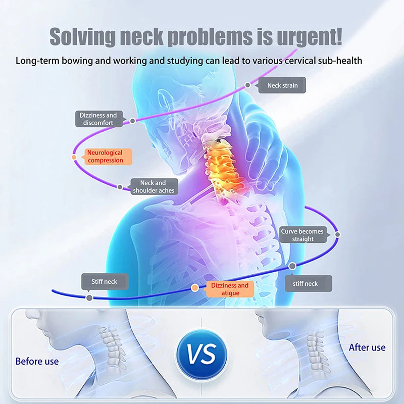 Inflatable Neck Traction Device – Adjustable Cervical Support Pillow for Neck Relaxation