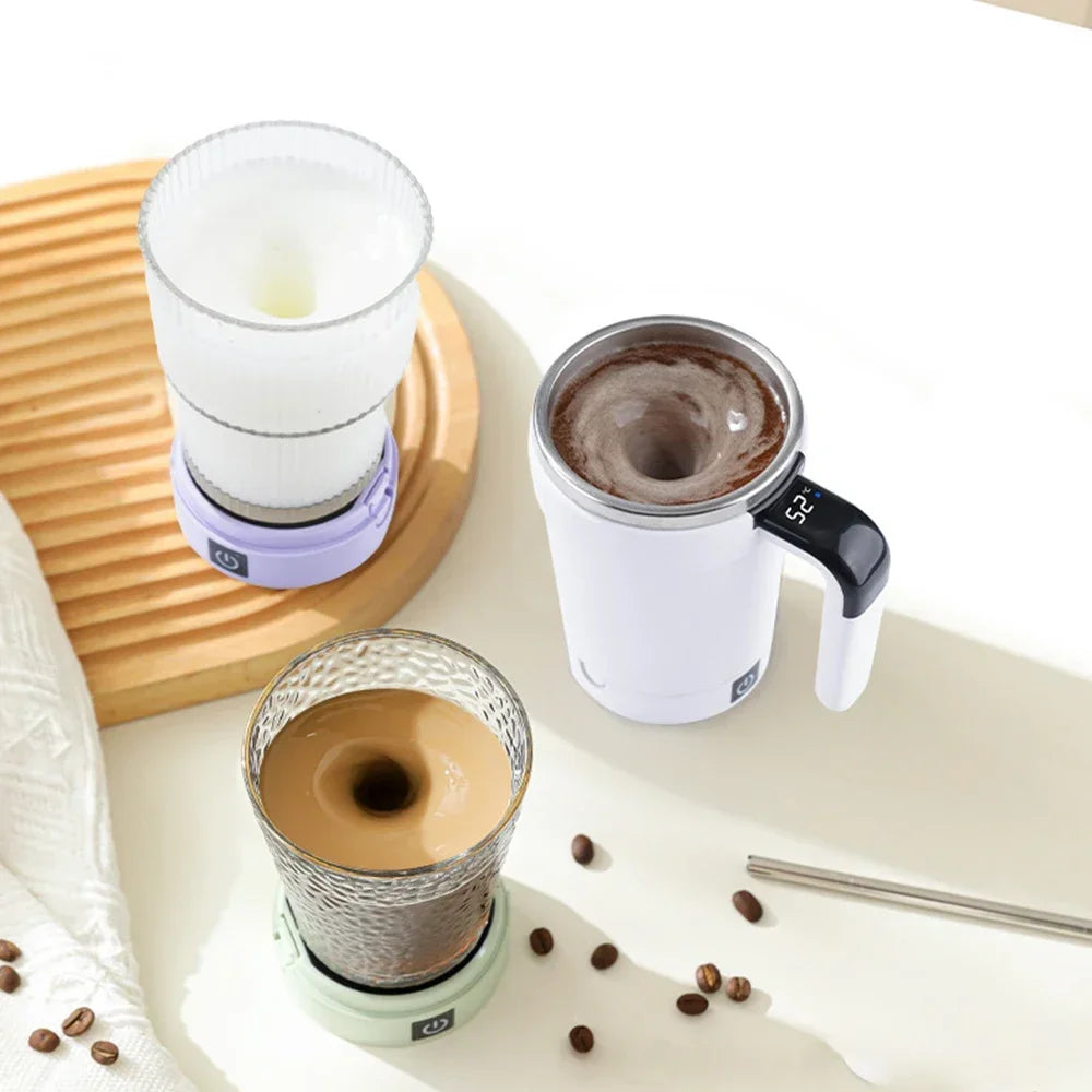 USB Smart Stirring Coffee Mug – Automatic Detachable Mixing Cup