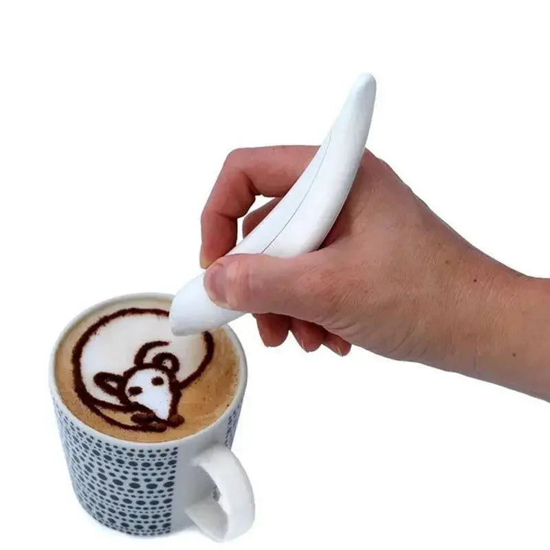 Electrical Coffee Pen Spice Pen Latte Milk Art Pen for Coffee Cake Decoration