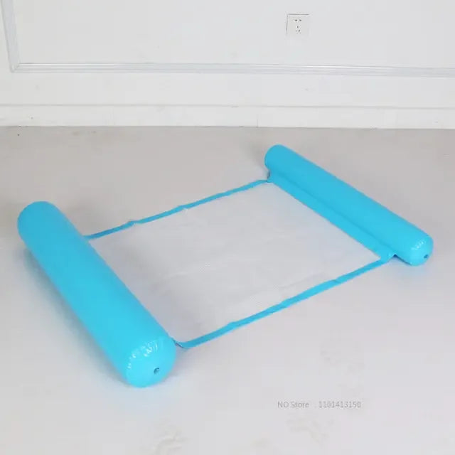 Inflatable Water Hammock Recliner Multi Purpose Floating Swimming Mattress
