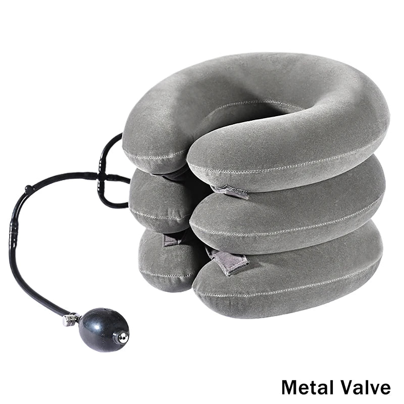 Inflatable Neck Pillow for Daily Relaxation & Posture Support – Adjustable Design