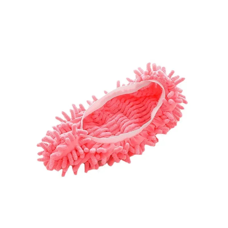 Premium Chenille Dust Mop Slippers Multi-Function Lazy Shoe Covers (2-Piece Set)