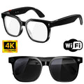 Lenovo 4K 8MP Smart Glasses | HD Camera, ChatGPT Integration, Language Translation, Wi-Fi & Bluetooth Audio Eyewear for Men and Women
