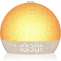 Wake Up Light Sunrise Alarm Clock | White Noise Sound Machine & Dimmable RGB Night Light