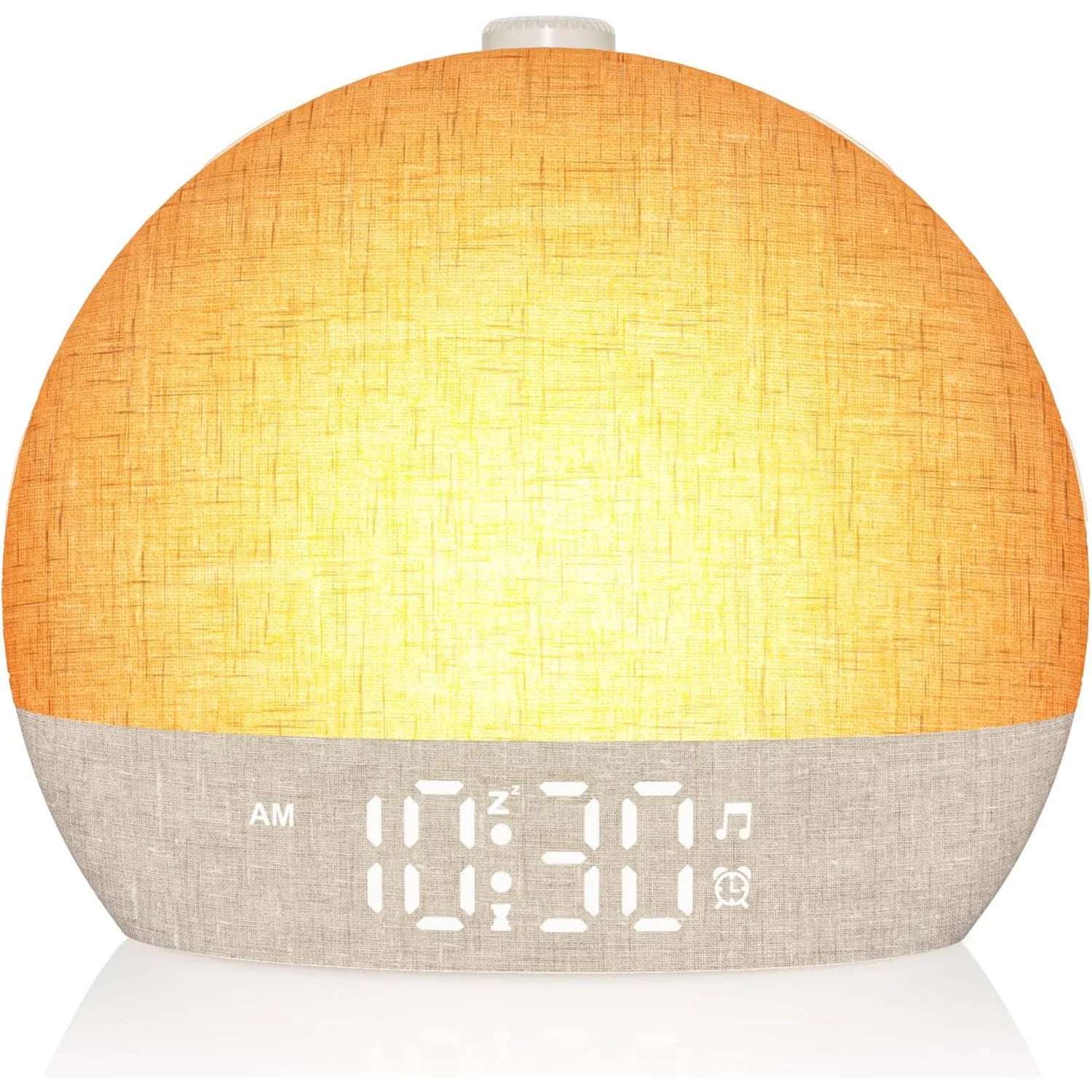 Wake Up Light Sunrise Alarm Clock | White Noise Sound Machine & Dimmable RGB Night Light