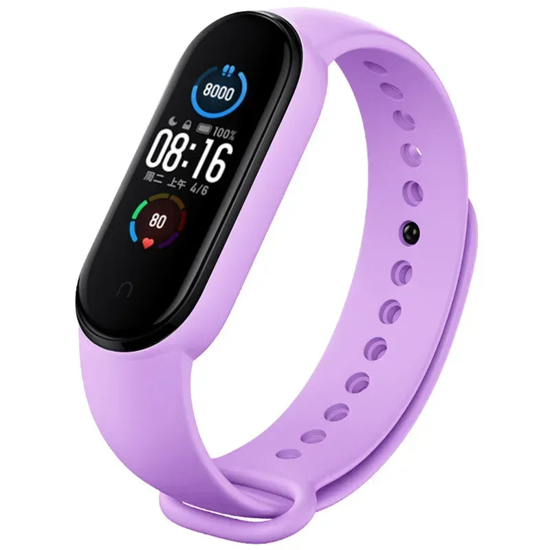Premium Silicone Strap for Xiaomi Mi Band 7/6/5/4/3 | Colorful Replacement Wristband