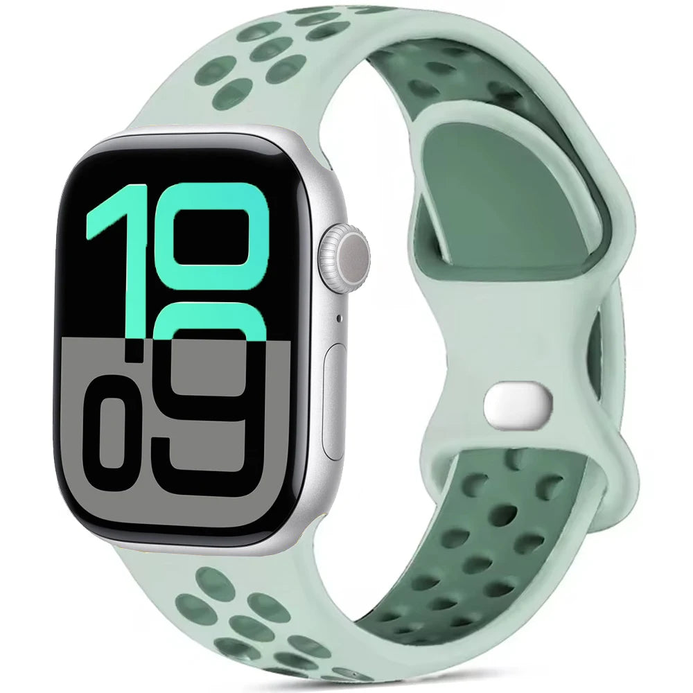 Apple Watch Silicone Strap | Unique Transparent & Speckled Designs | Compatible with All Series (40mm - 49mm, Series 1-11 & Ultra)
