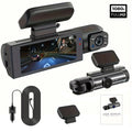 Dual Lens Full HD 1080P Car Dash Cam – Front & Cabin Recorder