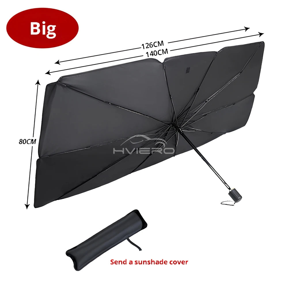 Foldable Car Windshield Sunshade Umbrella Interior UV Protector Auto Parasol