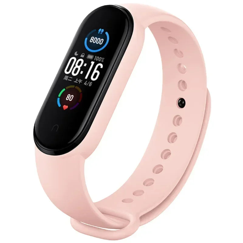 Premium Silicone Strap for Xiaomi Mi Band 7/6/5/4/3 | Colorful Replacement Wristband