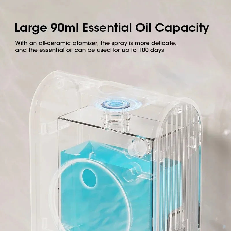 Essential Oil Diffuser | Rechargeable Automatic Sensor Aromatherapy Machine with Night Light