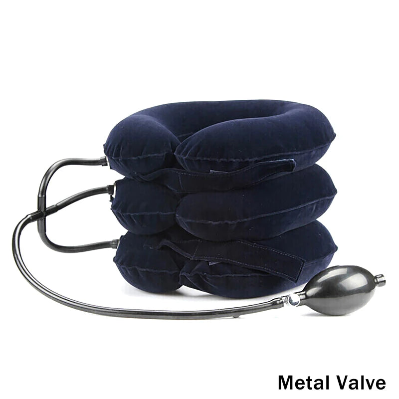 Inflatable Neck Pillow for Daily Relaxation & Posture Support – Adjustable Design