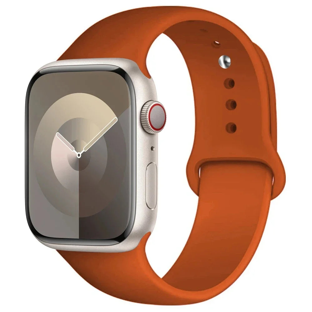 Apple Watch Silicone Sport Band | Soft Replacement Strap for Apple Watch (38mm - 49mm, All Series & Ultra)