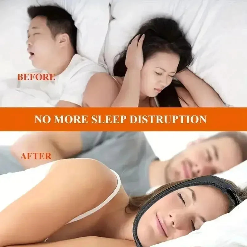 Anti-Snoring Chin Strap Band | Open Mouth Breathing Corrective Chin Rest Guard for Sleep Support