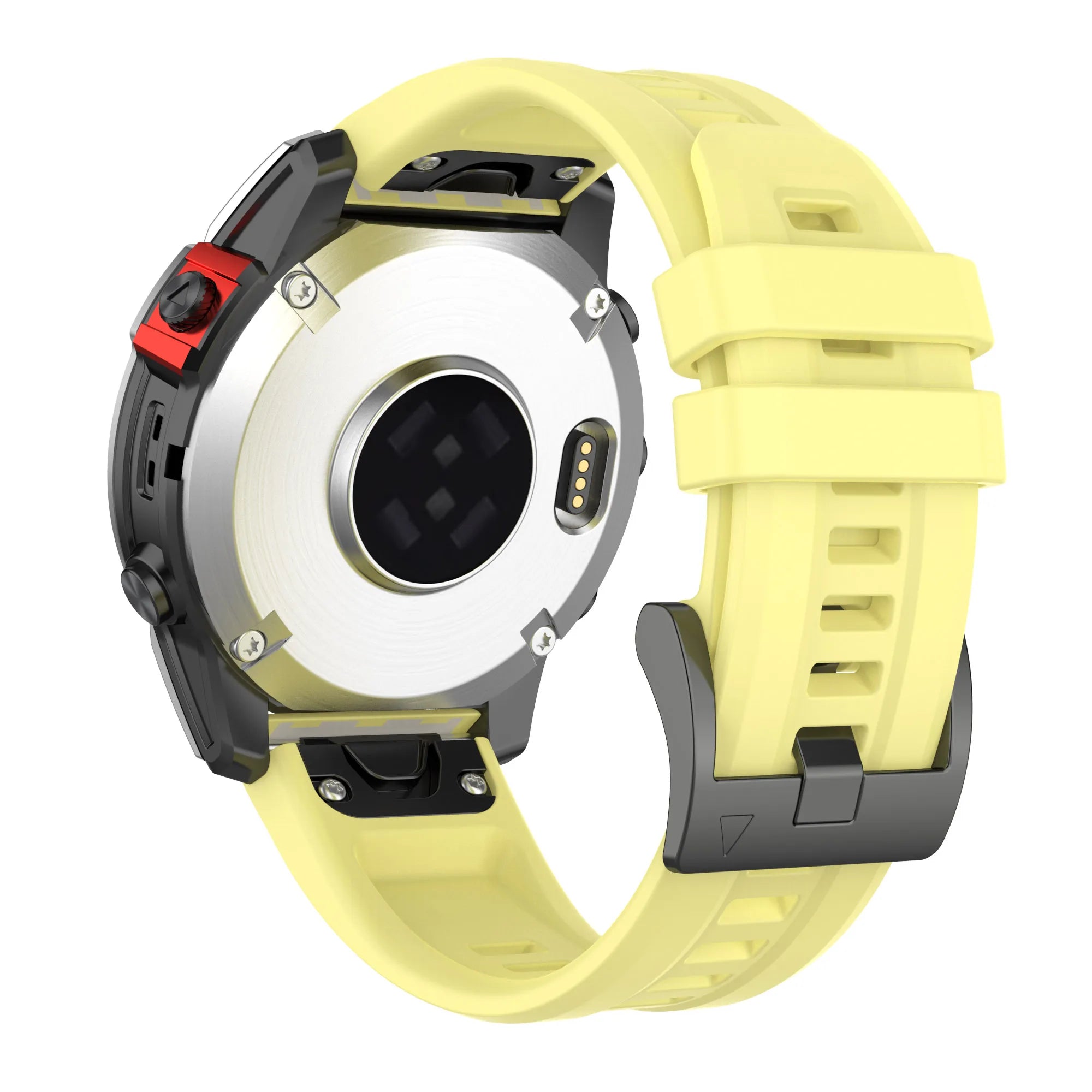 Premium QuickFit Silicone Sport Band for Garmin Fenix 7/6/5 Series | Durable Replacement Strap (20mm, 22mm, 26mm)