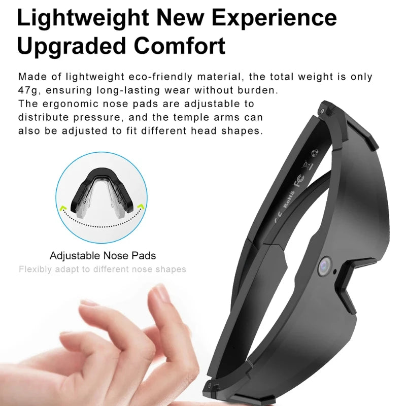 Mijia AI Smart Sport Sunglasses | Cycling Camera Glasses with AI Translation, VR Play & 3600mAh Charging Case