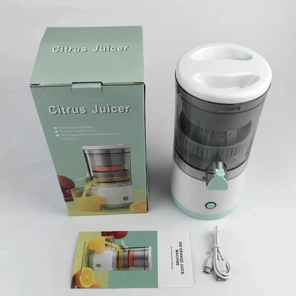 Portable USB Electric Juicer – Automatic Citrus Juicer & Fruit Press 🍊🔋