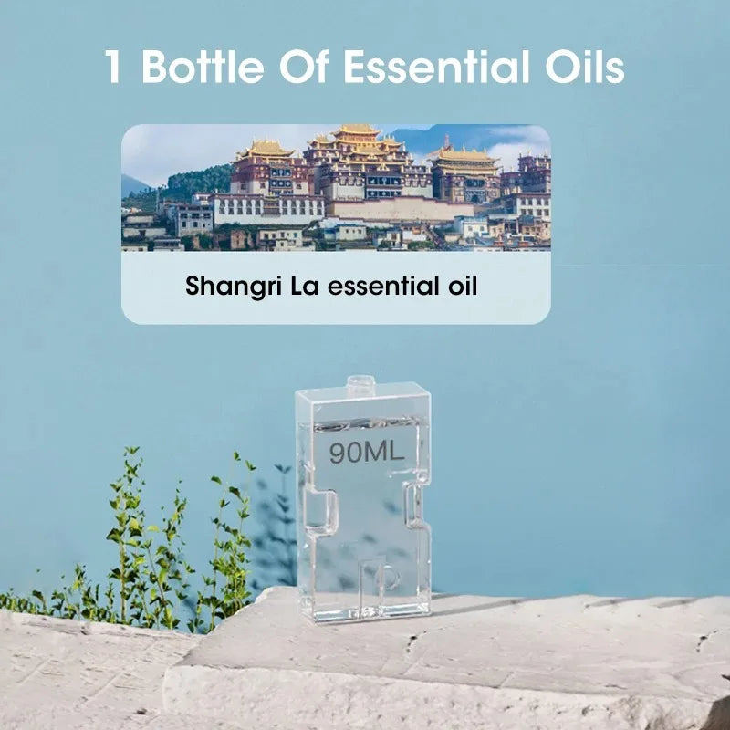 Essential Oil Diffuser | Rechargeable Automatic Sensor Aromatherapy Machine with Night Light