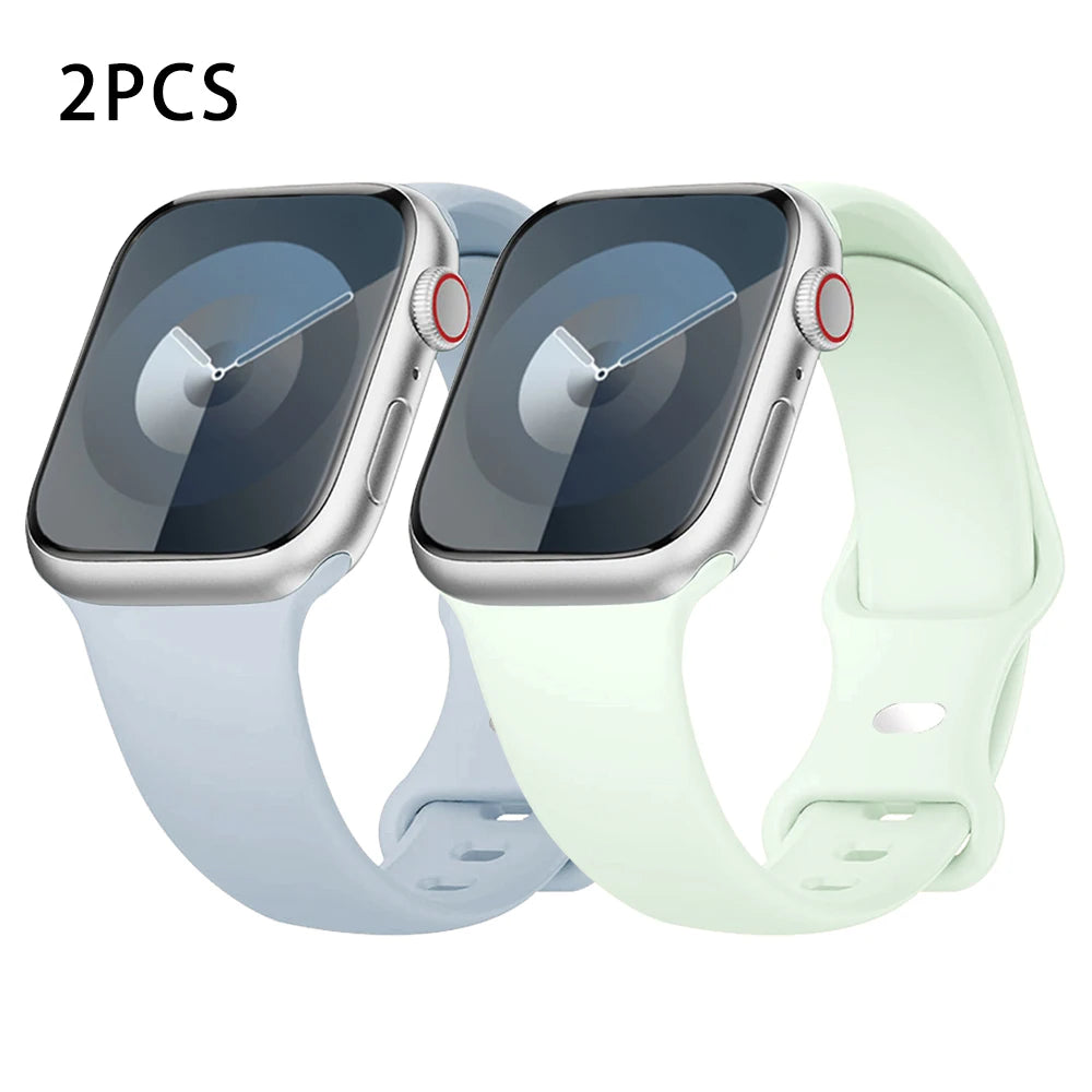 Apple Watch Silicone Sport Band | Soft & Durable Replacement Strap for Apple Watch (38mm - 49mm, Series 1-11, SE & Ultra 2)