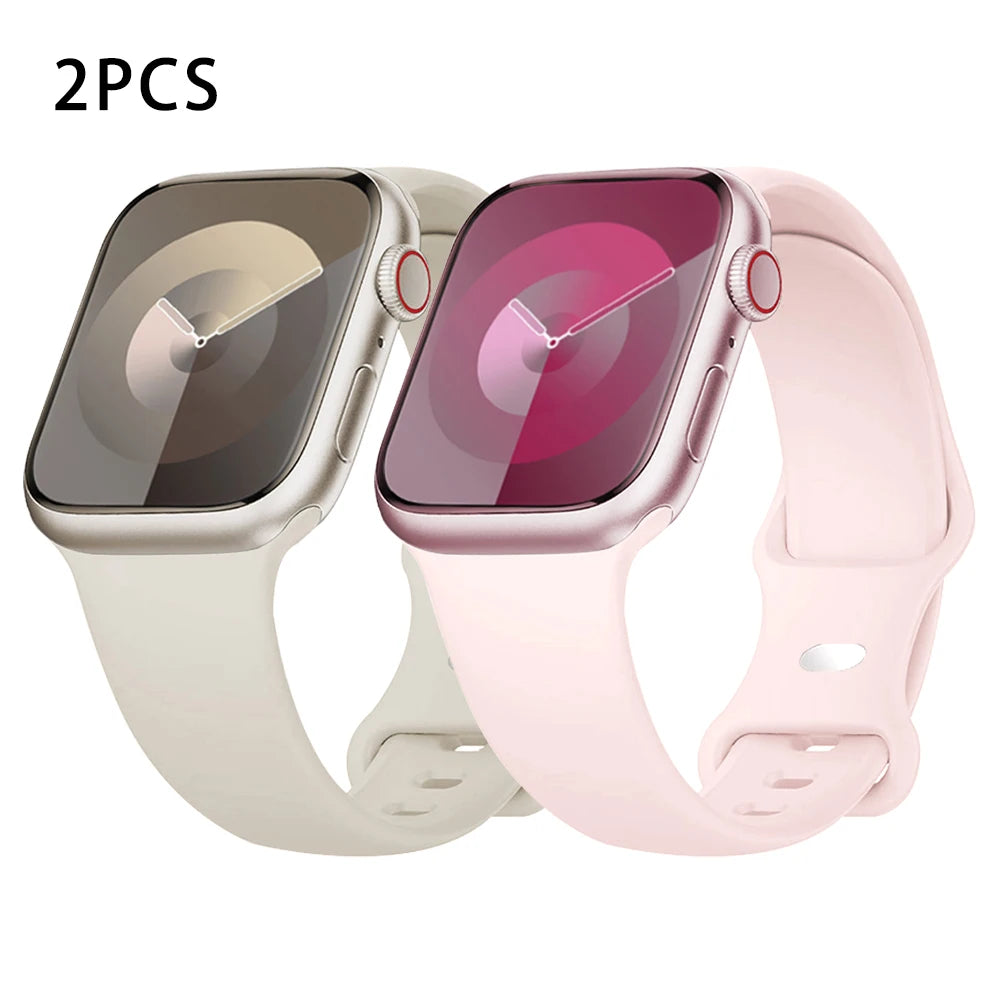 Apple Watch Silicone Sport Band | Soft & Durable Replacement Strap for Apple Watch (38mm - 49mm, Series 1-11, SE & Ultra 2)