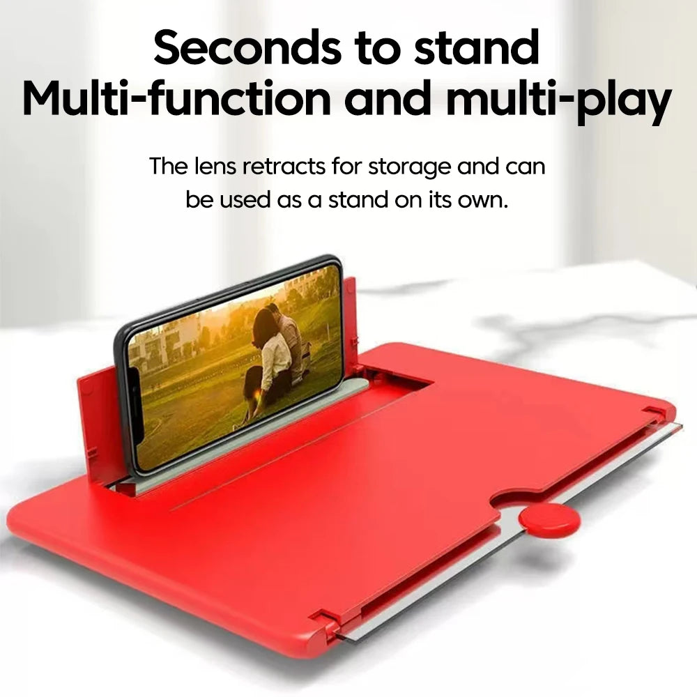 Ultra HD Cell Phone Screen Amplifier Portable Mobile Video Magnifier Stand