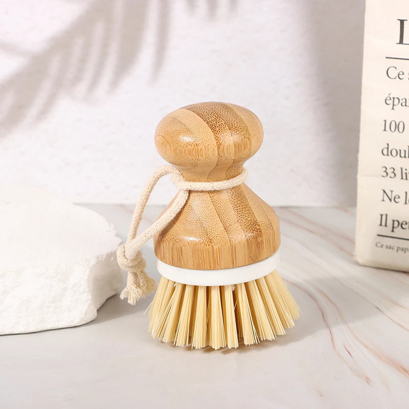 Household Cleaning Brush 2-in-1 Handle Set | Dishwashing Scrubber with Removable Liquid Soap Dispenser